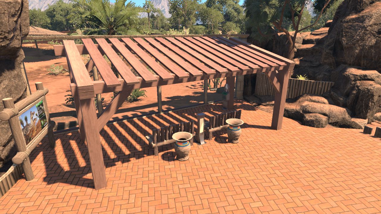 Wooden Slat Canopy