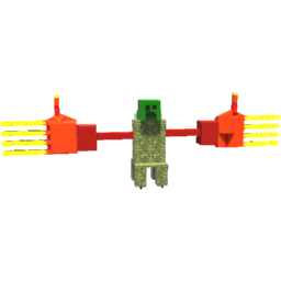 Creeper with deatonation glove