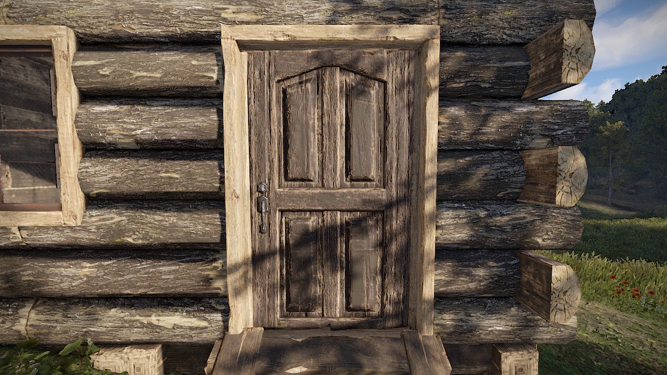 Cozy Wooden Door