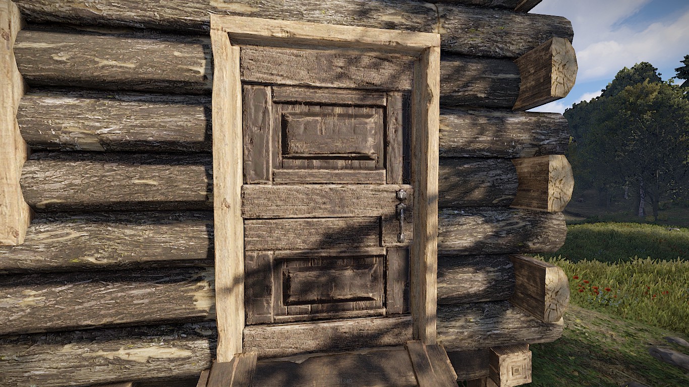 Cozy Wooden Door