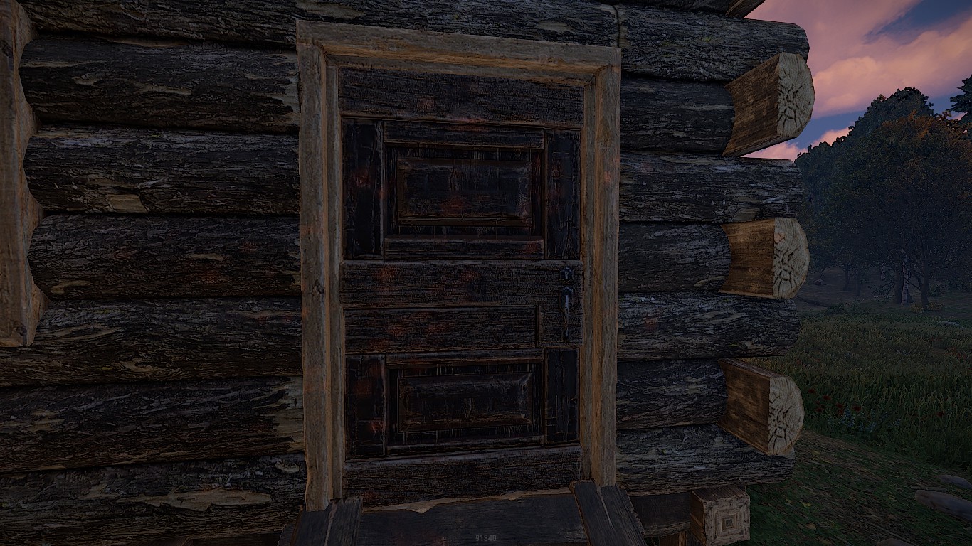 Cozy Wooden Door