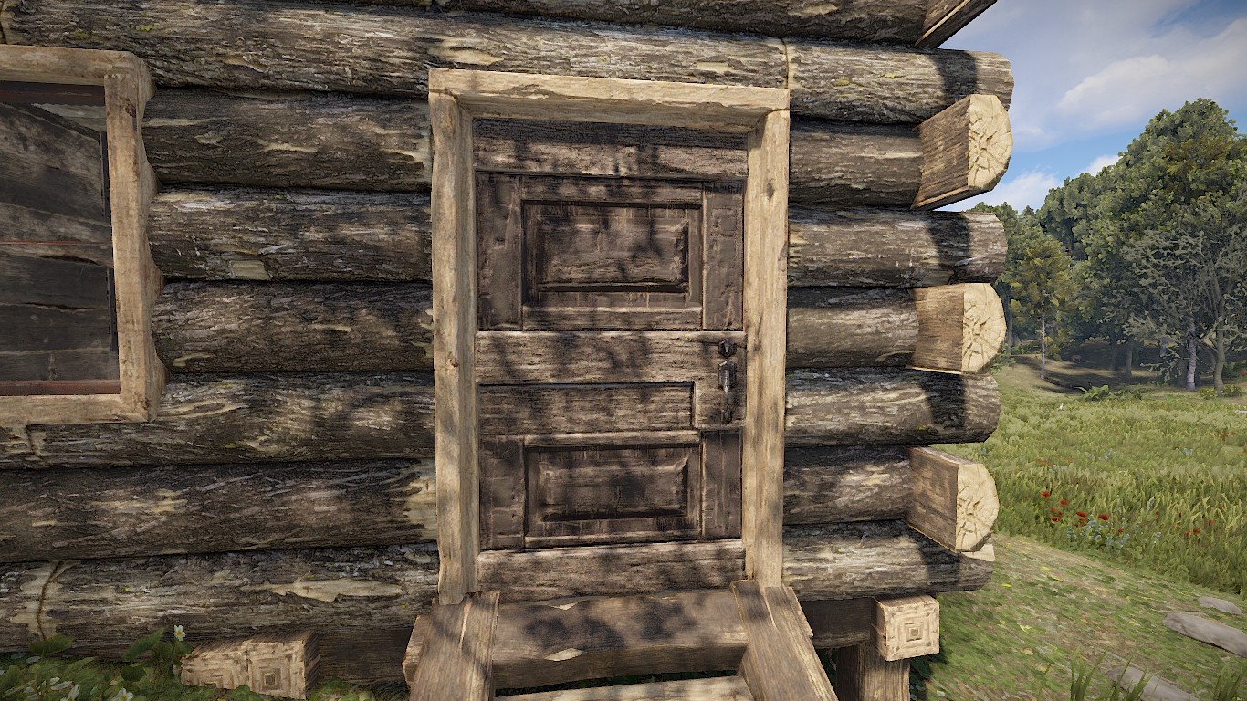 Cozy Wooden Door