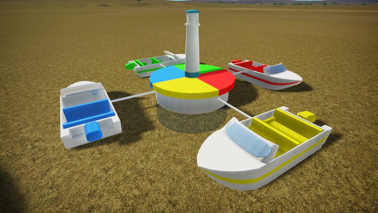 Spinning Boat Animated