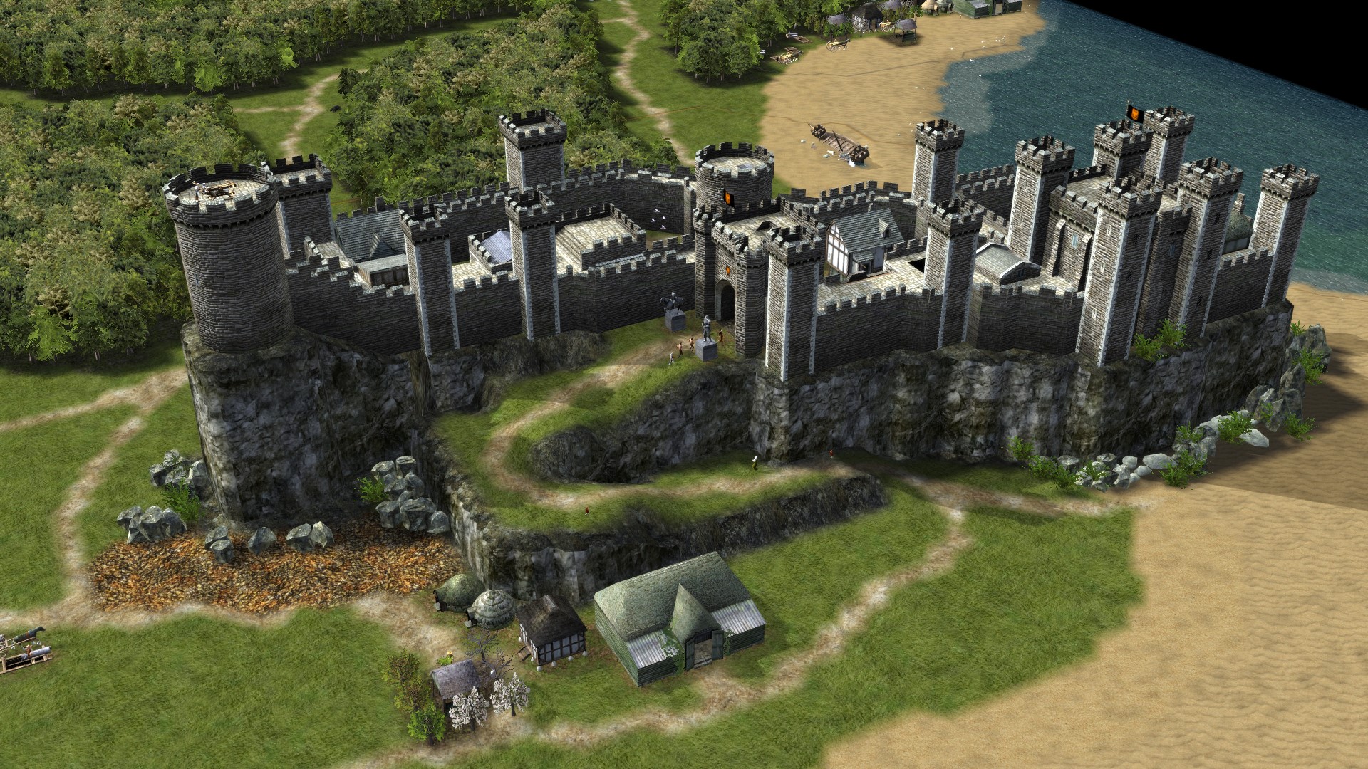 Beachcastle and Mountaincastle 1vs1 [Prebuild] by bl4ck0ut