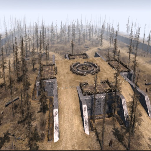 concrete fort trench battle 4v4