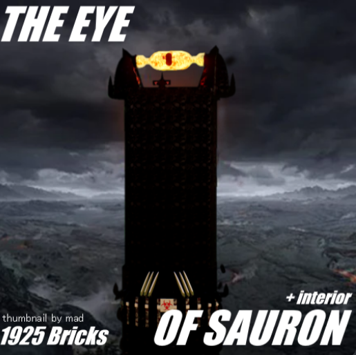 Sauron´s laser eye fortress with interior