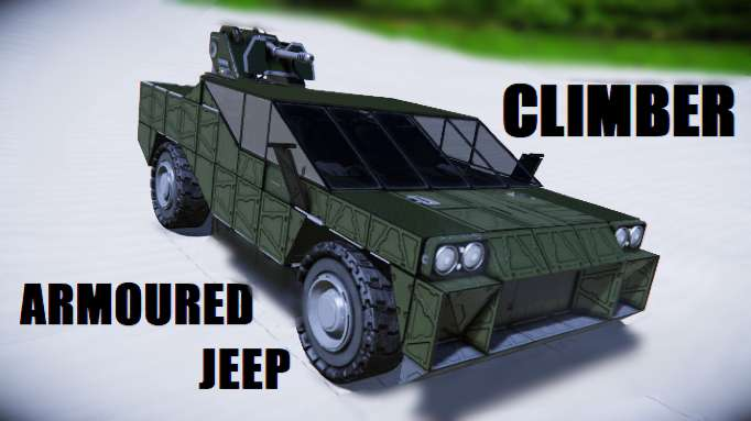 Climber armoured jeep