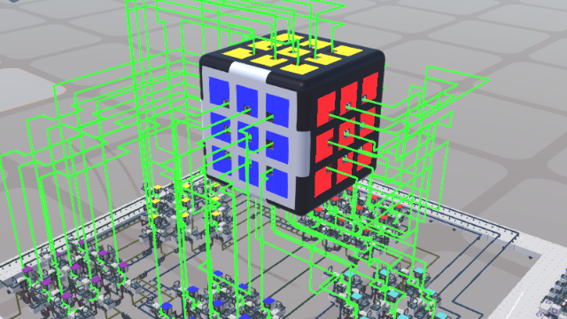 Working Rubik's Cube using c&s