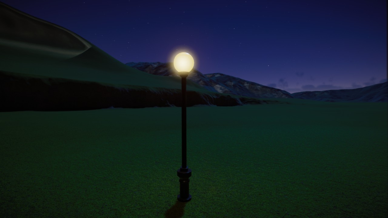 Classic lamppost preview