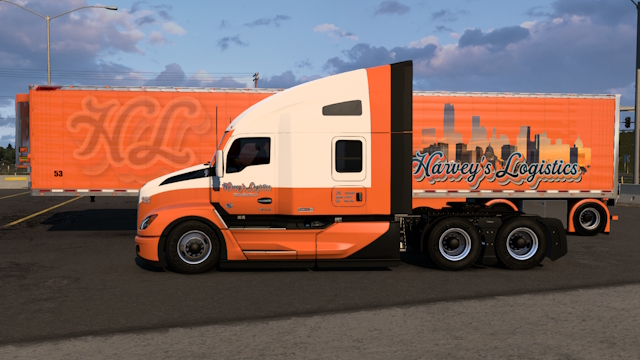 KW T680 2022 & Reefer - Harveys Logistics