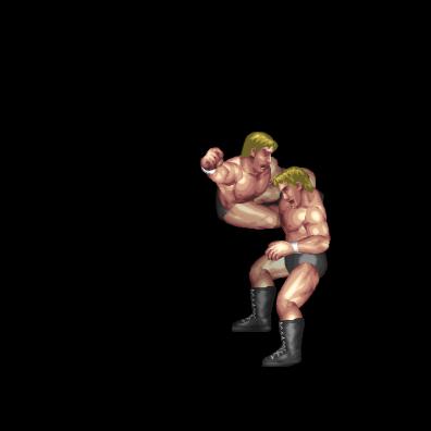 Corner Lariat Through Ropes