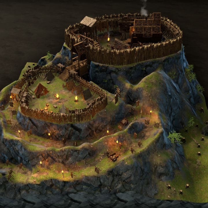 Hillfort (21 x 22) by HighlandL4ss