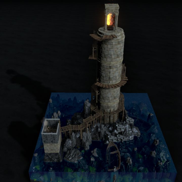Lighthouse (20x20) by HighlandL4ss