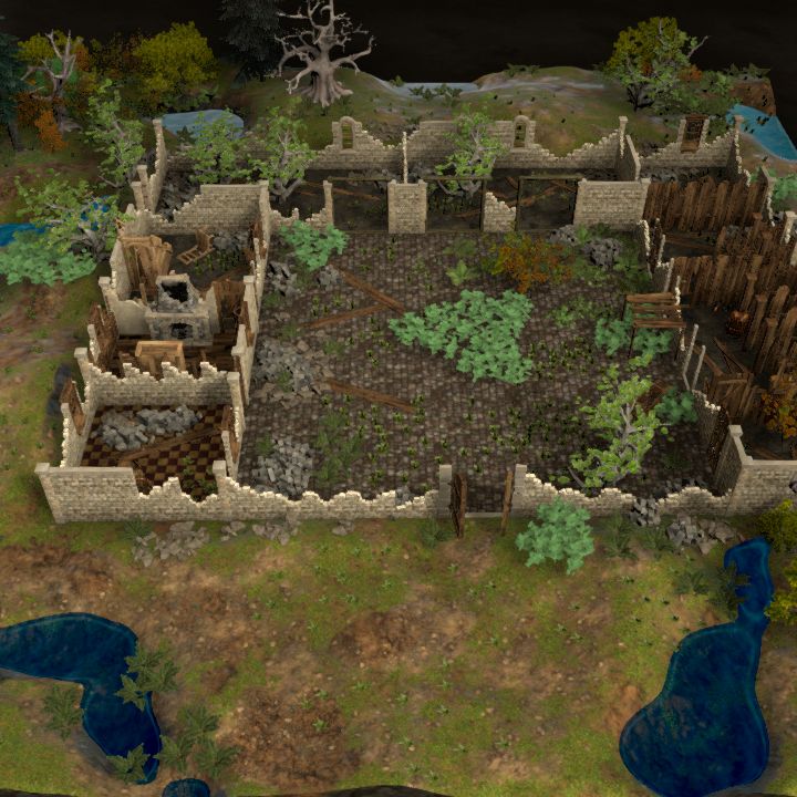 Ruined Courtyard Farm