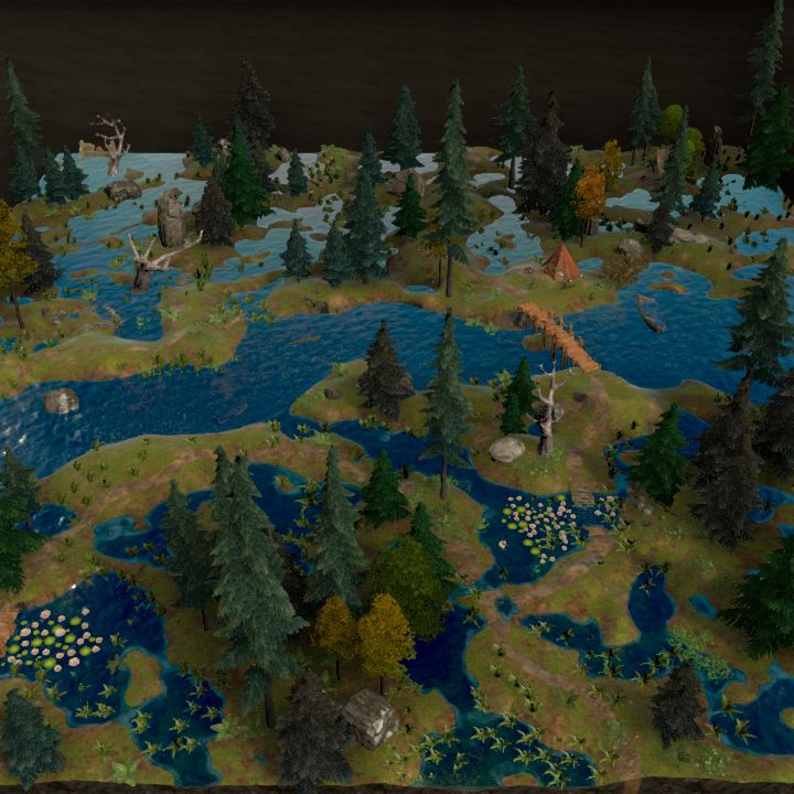 River and Marsh 58x58