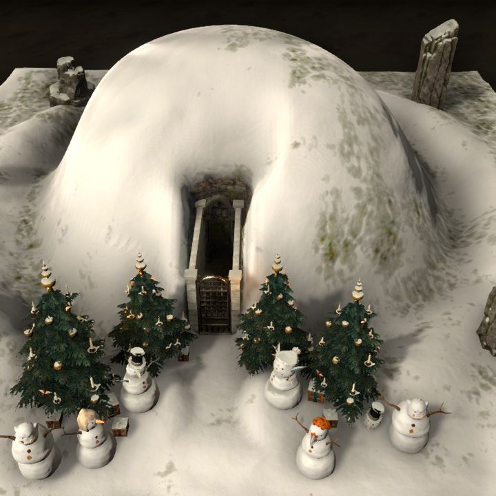 Snowy Burial Mound