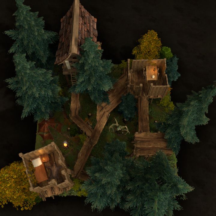 Forest walkway (20x20) by HighlandL4ss
