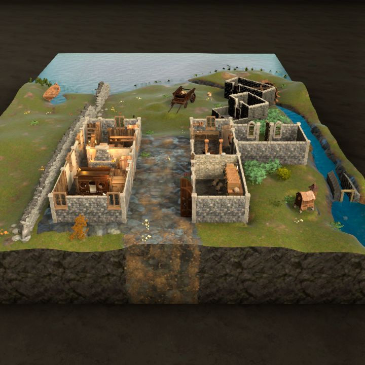 Housby Farm (30x35) by HighlandL4ss