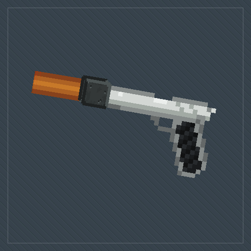 gun with suppressor
