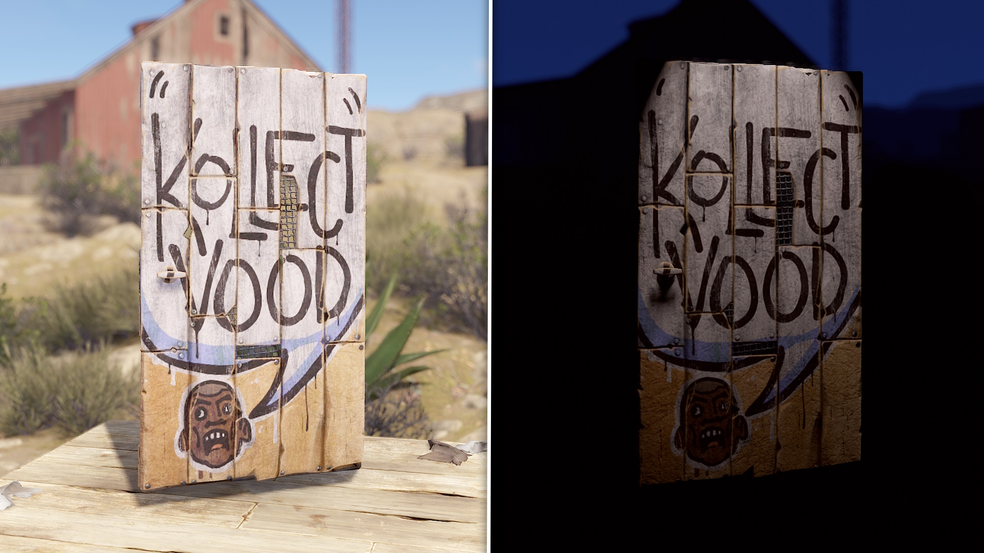 Oldschool Wooden Door