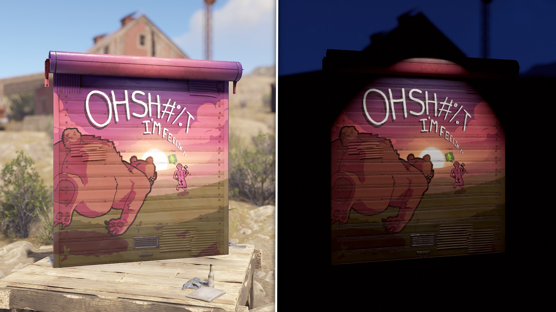 Oldschool Garage Door