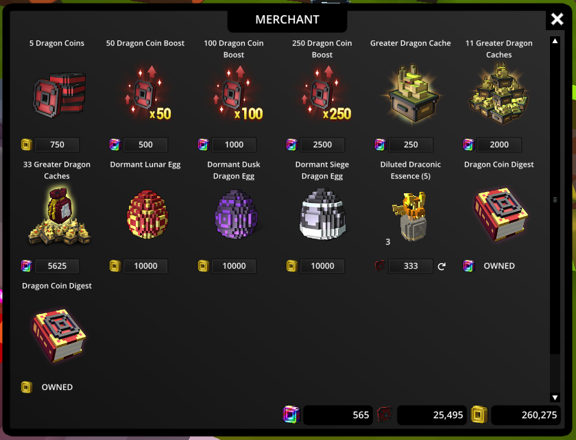 - Obscure UI - Merchants show more