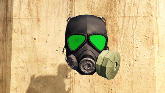 Gas Mask: Green Lens (Free Drop)
