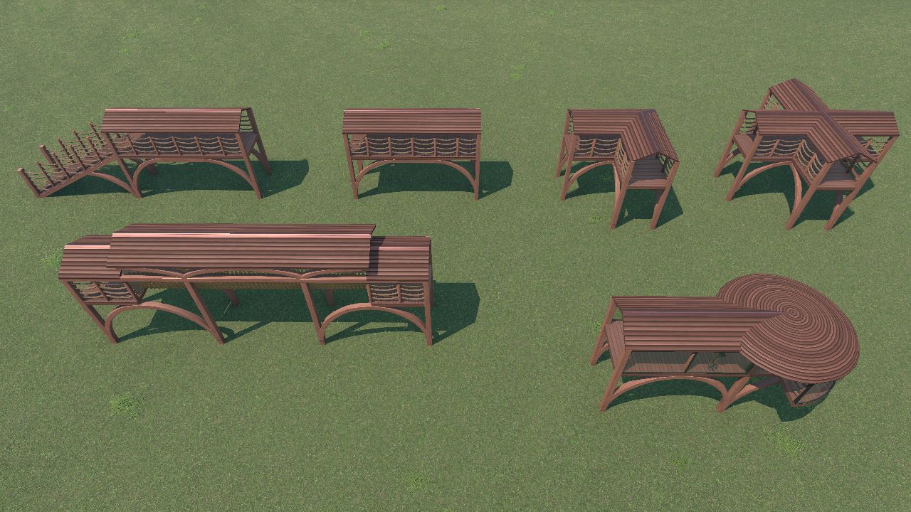 Pack Wooden Walkway