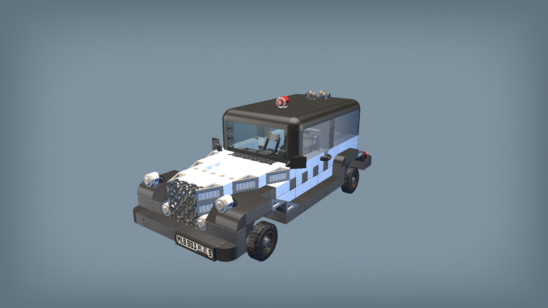 Old police car 01