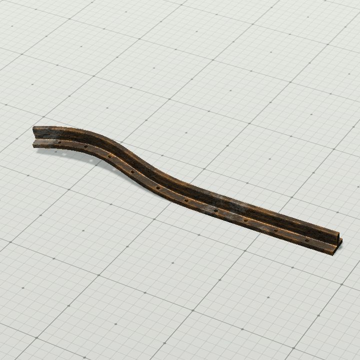 Bent Rusty Rail 1