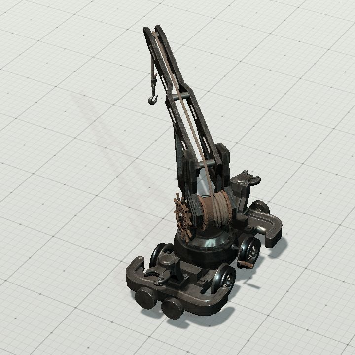 Cart Crane Rotated