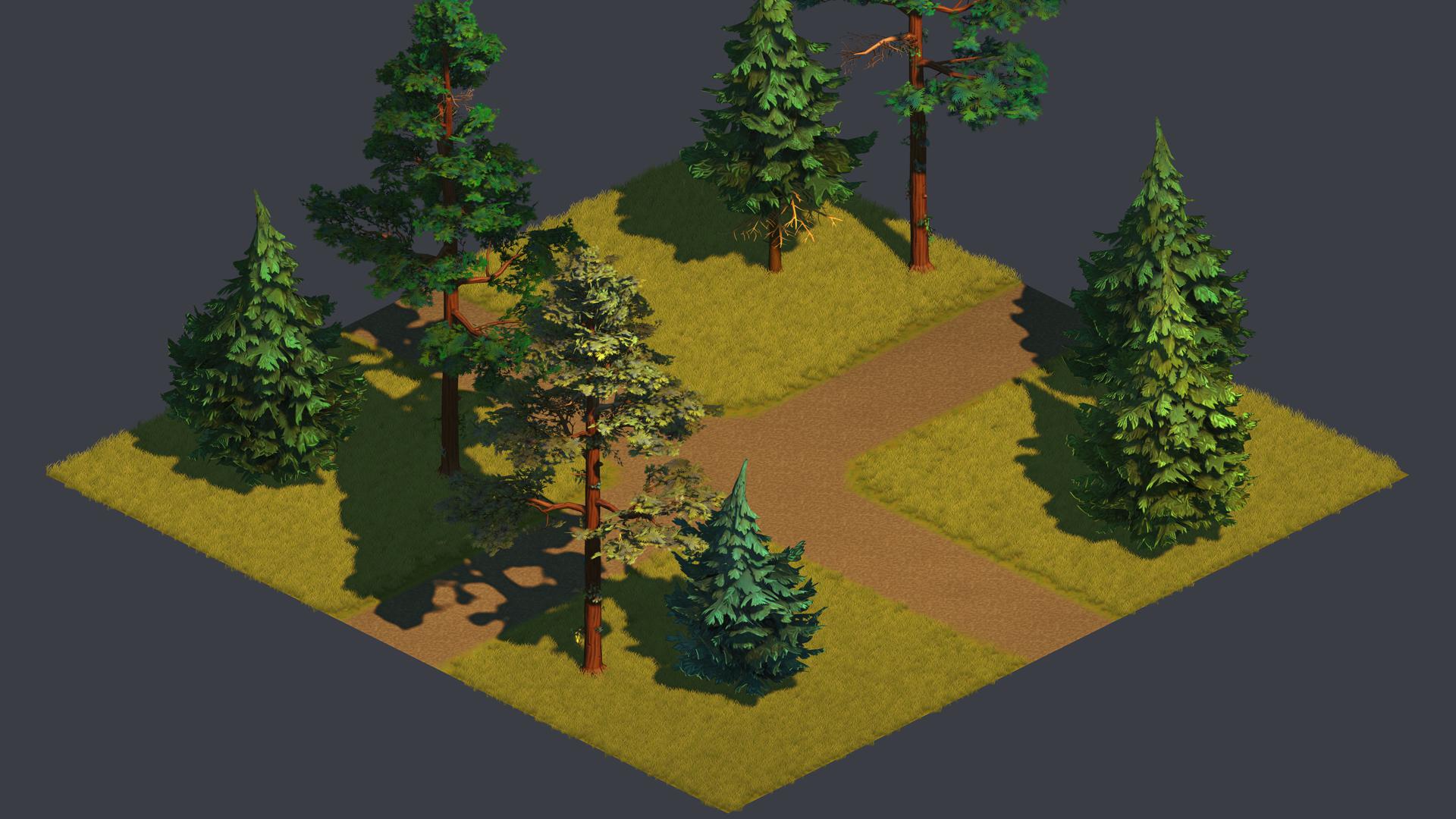 Improved forest dirt road 1FDR4.tile