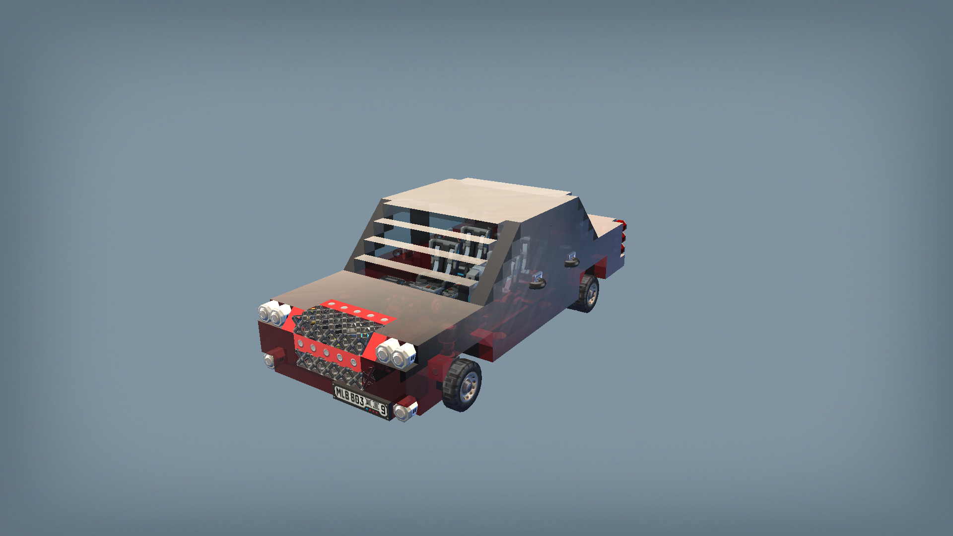 Glass car
