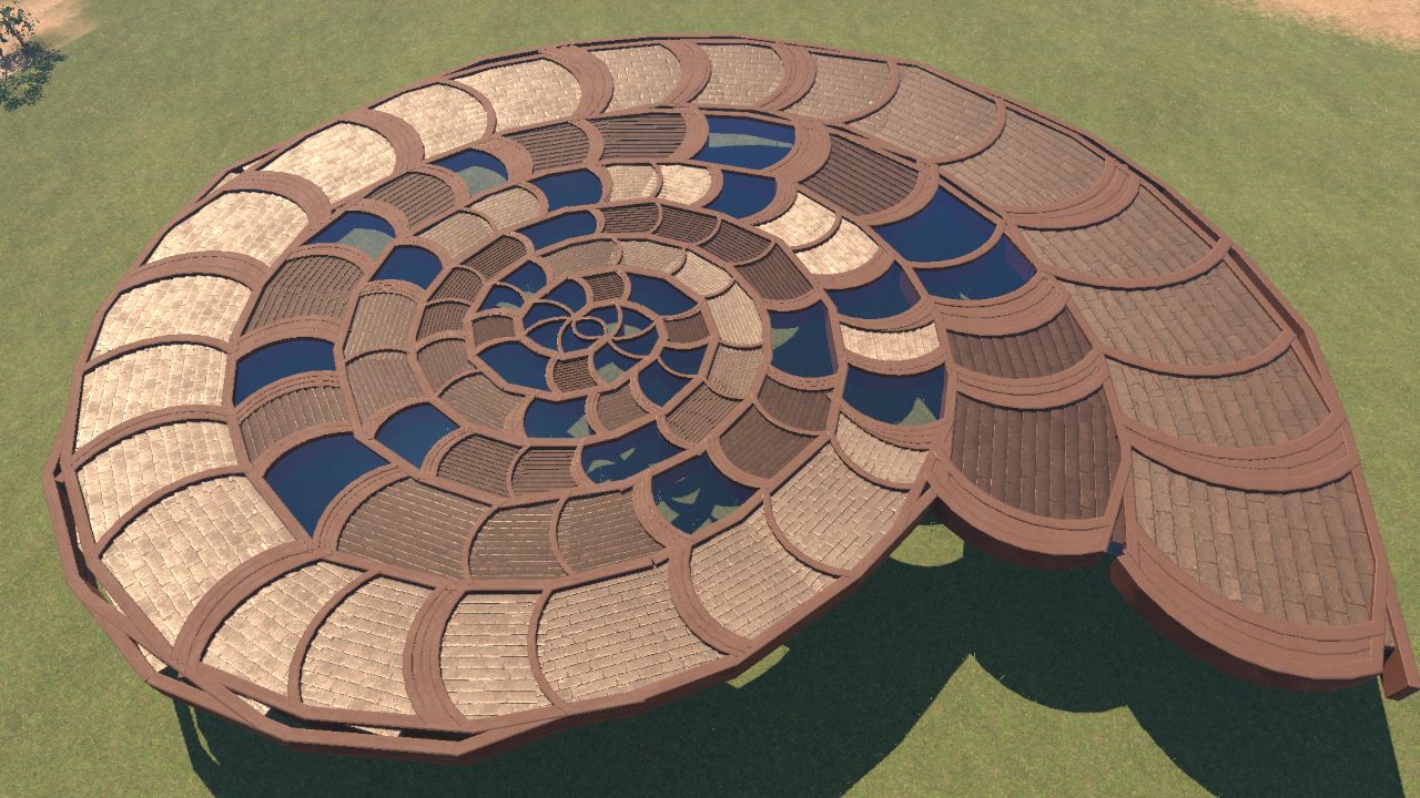 Modular Ammonite building shape BY Edhelluin