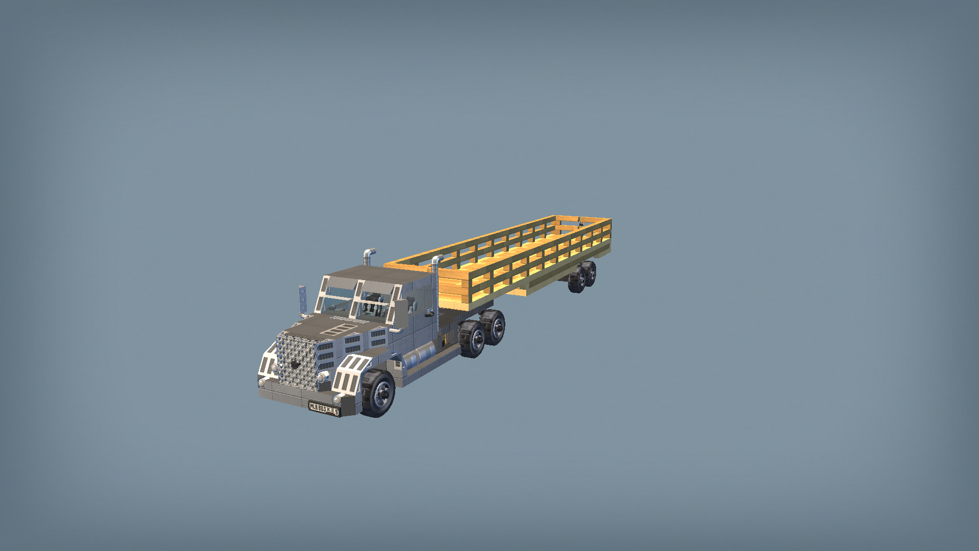 Old semi truck 02