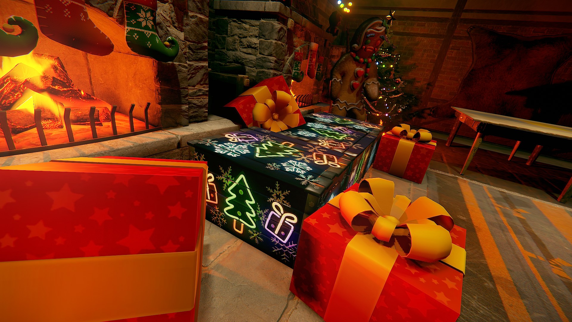 Neon Christmas Small Box
