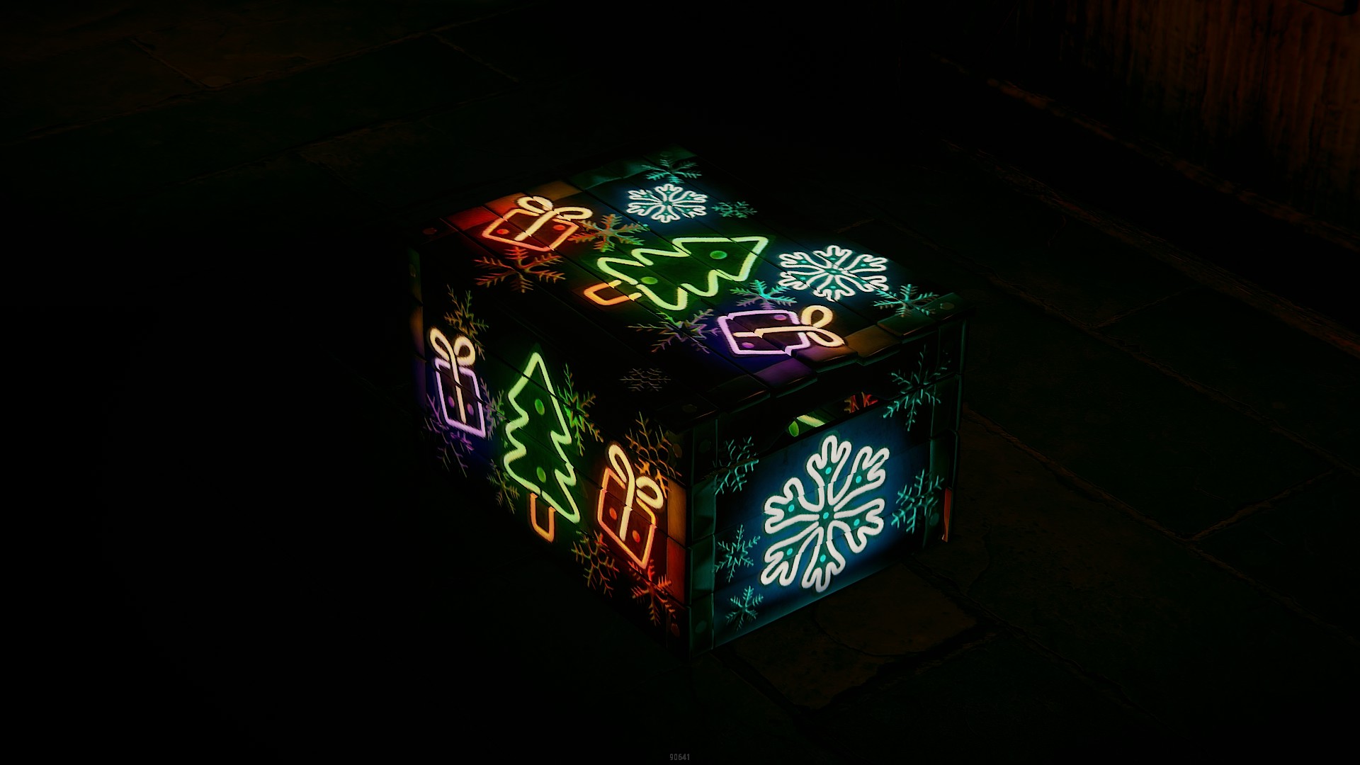 Neon Christmas Small Box