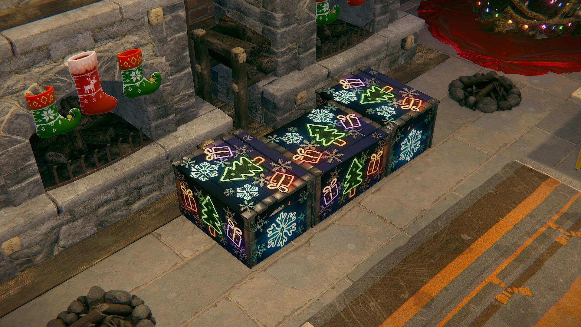 Neon Christmas Small Box