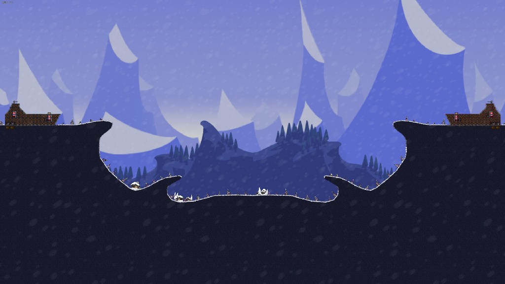 Winter mountains