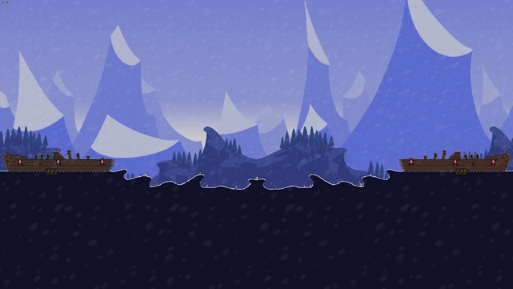 Ships on the mountains