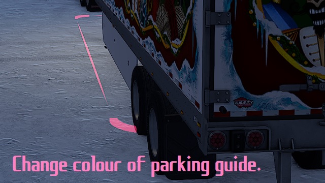Change colour of Parking guide to vermilion/パーキングガイドを薄赤色に変更 Ver.1.2.1