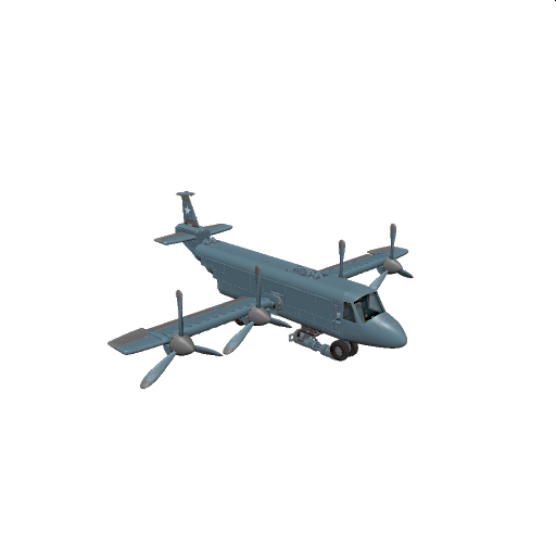 vtol plane (grey) preview
