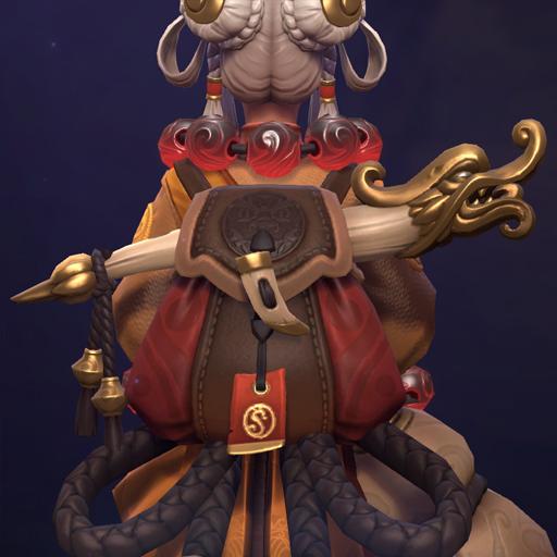 Monk of the Dragon School | back