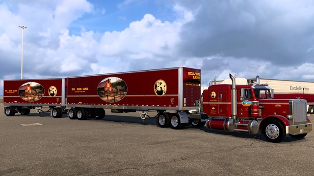 Hell Creek Ranch trailer skin pack for the SCS Box Trailers
