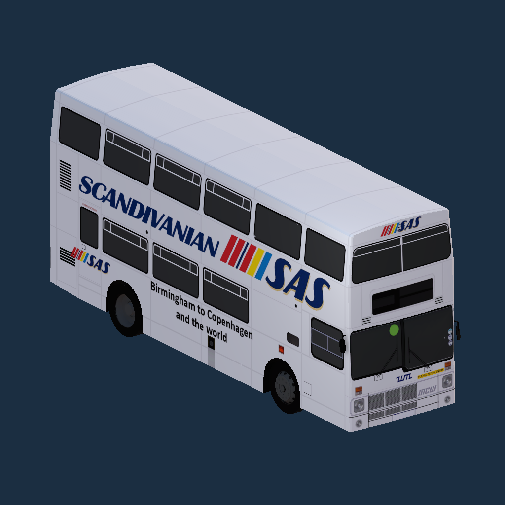West Midlands PTE Metrobus MK1 SAS (DV64MLO Compatible)