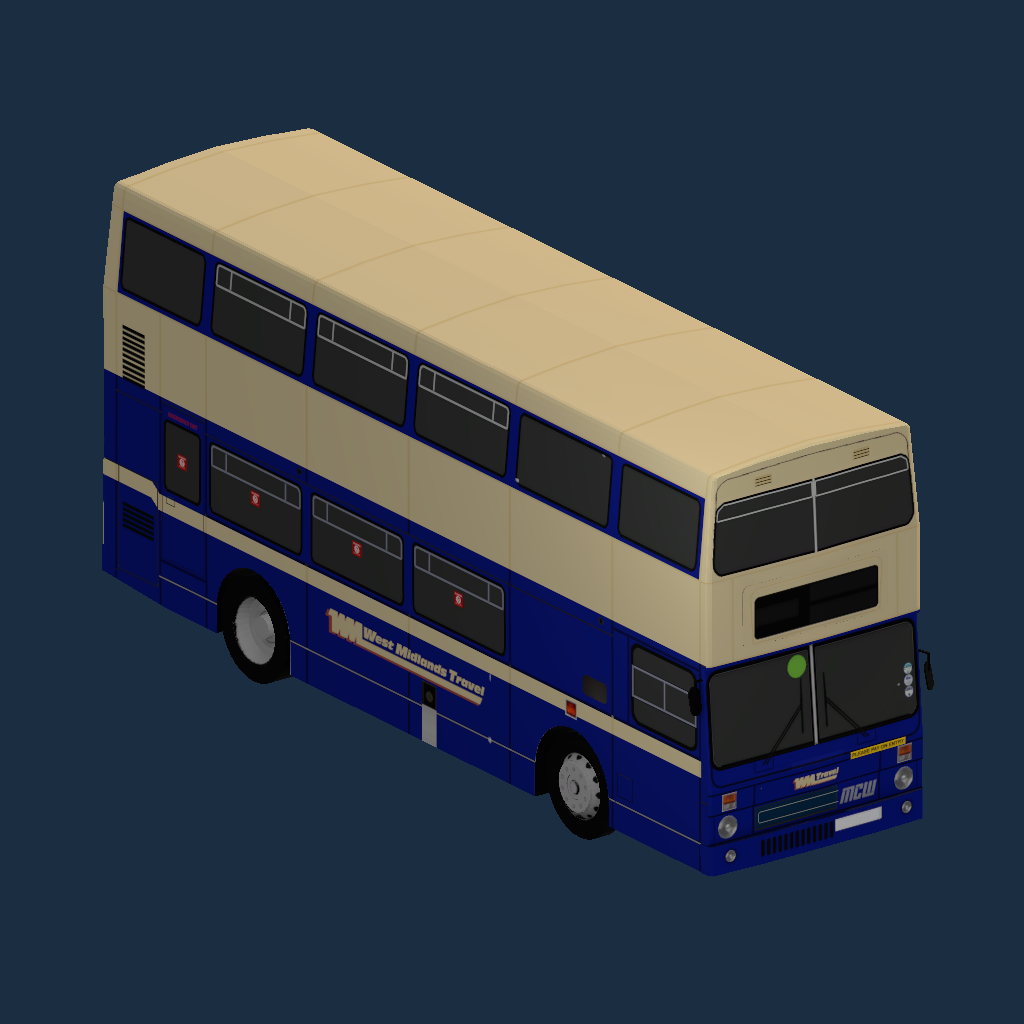 West Midlands Travel (Early) Varient 1 Metrobus MK2 (DV64MLO Compatible)