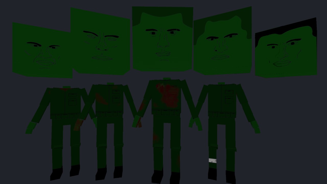 Injured Toy Soldiers