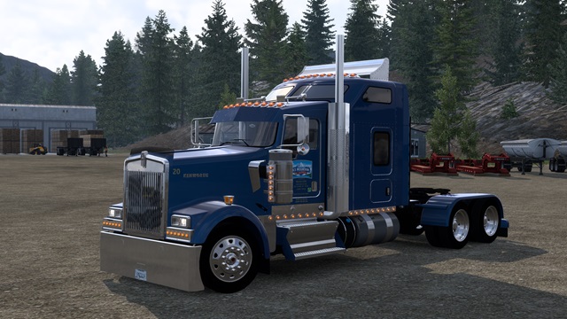 Ice Mountain Water skin for the SCS W900. Works on all cabs