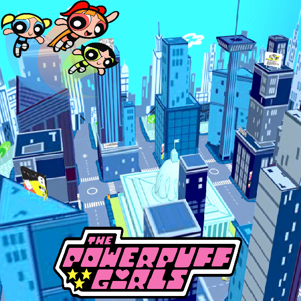 The Powerpuff Girls Showdown in the Sky Survival Map