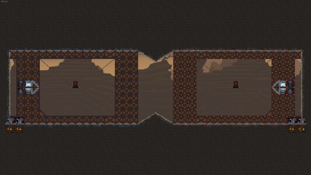 In a cave